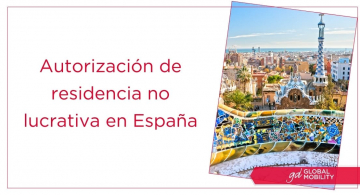 Autorización residencia no lucrativa España